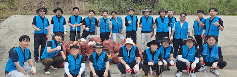 반려해변 정화활동 참여자